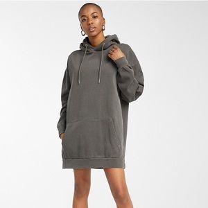Twik par simons loose faded hooded dress size Large